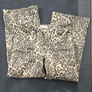 Leopard Print Women Jeans